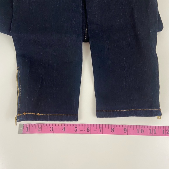 Anne Klein Skinny Zipper Ankle Jean Size 4 Missy - Picture 6 of 8